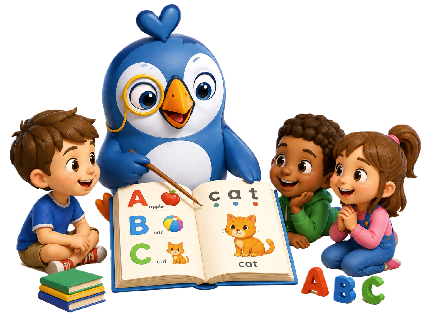 Children enjoying an interactive PABASA reading activity